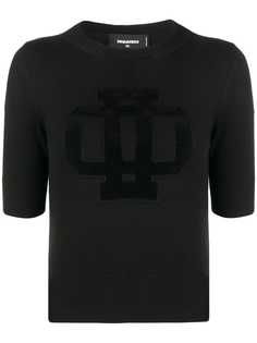Dsquared2 топ с тисненым логотипом