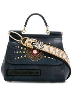 Dolce & Gabbana декорированная сумка Sicility