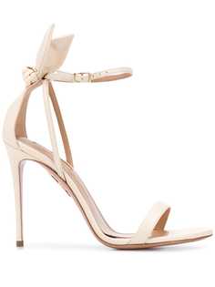 Aquazzura Delhi bow embellished sandals