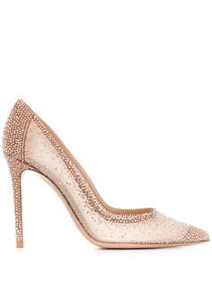 Gianvito Rossi декорированные туфли-лодочки