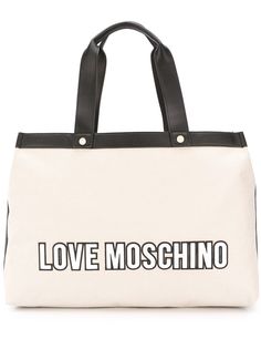 Love Moschino сумка-тоут с нашивкой-логотипом
