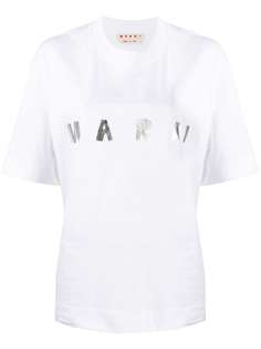 Marni футболка с логотипом
