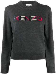 Kenzo джемпер с вышитым логотипом