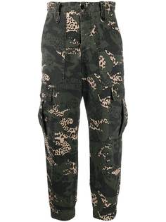 Zadig&Voltaire брюки карго с камуфляжным принтом