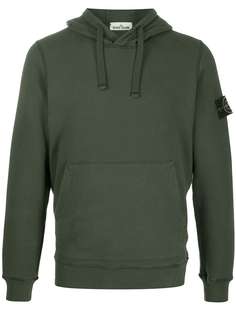 Stone Island худи с кулиской и логотипом
