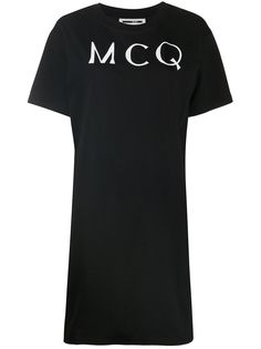 McQ Alexander McQueen платье-футболка с логотипом