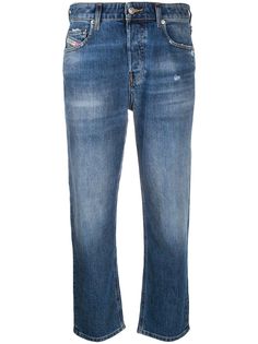 Diesel прямые укороченные джинсы Aryel