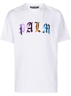 Palm Angels футболка с короткими рукавами и логотипом