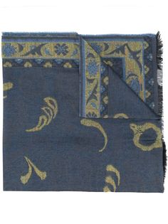 Etro длинный шарф с принтом