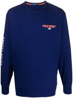POLO RALPH LAUREN SPORT футболка с длинными рукавами и логотипом