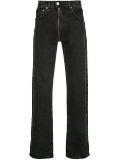 Vetements джинсы с молнией спереди