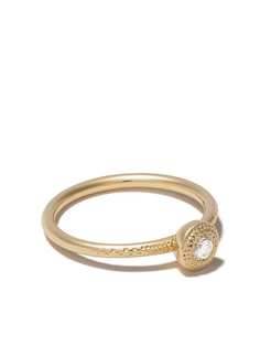 De Beers золотое кольцо Talisman с бриллиантом