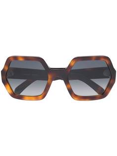 Celine Eyewear солнцезащитные очки в массивной оправе