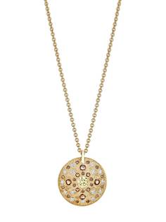 De Beers цепочка с подвеской Talisman Medal из золота с бриллиантами