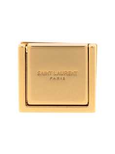 Saint Laurent брошь с логотипом