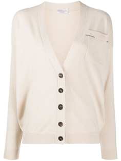 Brunello Cucinelli кашемировый кардиган с бусинами
