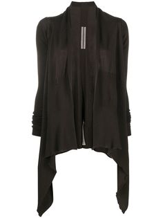 Rick Owens вязаный кардиган без застежки
