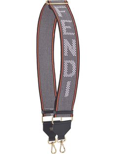 Fendi ремень для сумки с вышитым логотипом