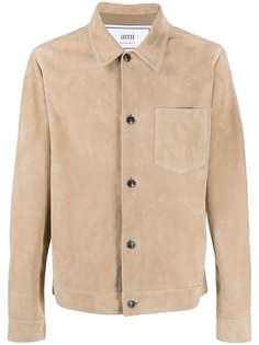 AMI куртка-рубашка с нагрудным карманом