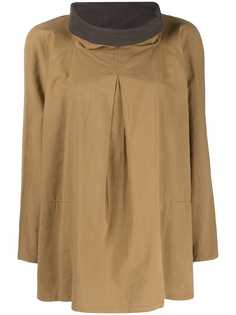 Issey Miyake Pre-Owned блузка 1970-х годов с воротником-хомут