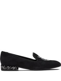 Churchs Arielle crest embroidered loafers