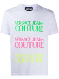Versace Jeans Couture футболка с круглым вырезом и логотипом