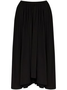 Jil Sander плиссированная юбка миди Nasty асимметричного кроя