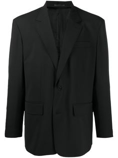 Valentino однобортный пиджак строгого кроя