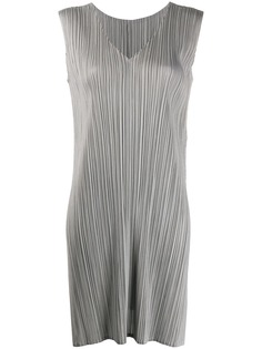 Pleats Please Issey Miyake плиссированное платье миди