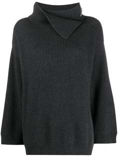 Brunello Cucinelli кашемировый джемпер с высоким воротником
