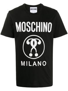 Moschino футболка Double Question Mark