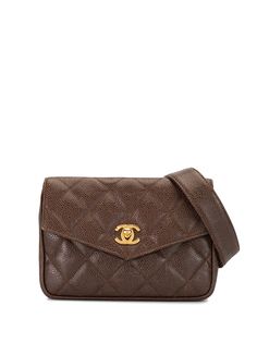 Chanel Pre-Owned поясная сумка 1995-го года с поворотным замком и логотипом CC