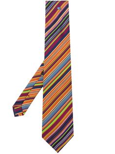Etro галстук в полоску