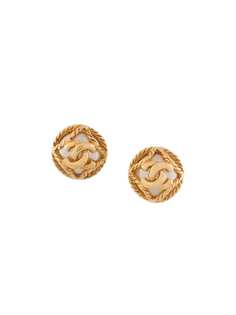 Chanel Pre-Owned серьги 1995-го года с искусственным жемчугом