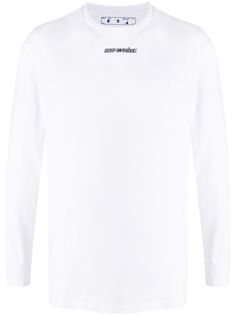 Off-White футболка с длинными рукавами и логотипом Arrows