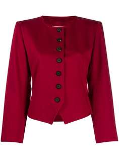 Yves Saint Laurent Pre-Owned жакет без воротника на пуговицах