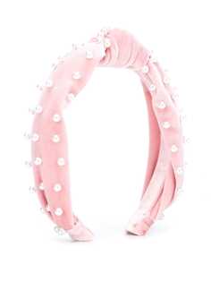 Monnalisa ободок с искусственным жемчугом