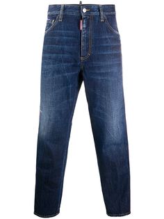 Dsquared2 укороченные джинсы с логотипом