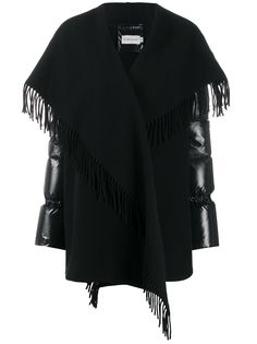 Moncler scarf wrapped padded coat