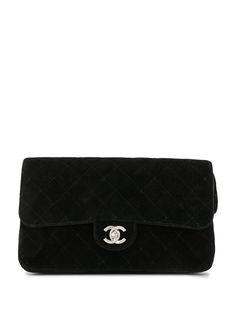 Chanel Pre-Owned стеганая сумка на плечо 1997-го года с клапаном