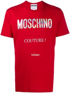 Moschino футболка с логотипом
