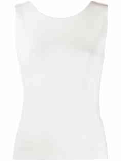 Pleats Please Issey Miyake плиссированный топ без рукавов