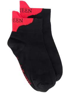 Alexander McQueen носки с логотипом на заднике