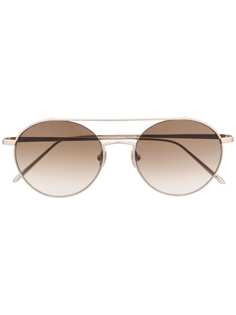 Linda Farrow солнцезащитные очки 1031-C4 в круглой оправе