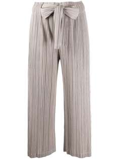 Pleats Please Issey Miyake укороченные плиссированные брюки