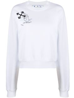 Off-White толстовка с логотипом Arrows