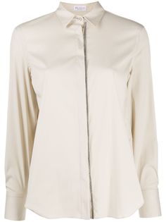 Brunello Cucinelli рубашка с заклепками