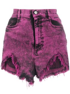 RedValentino шорты из вареного денима