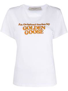 Golden Goose футболка с логотипом