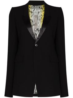 Rick Owens однобортный блейзер Extreme Soft